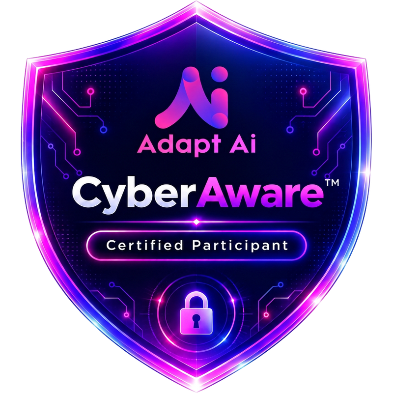 CyberAware Certified Participant badge