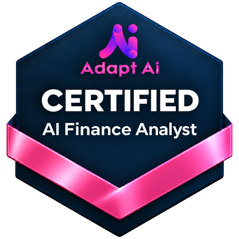 AI Finance Analyst badge
